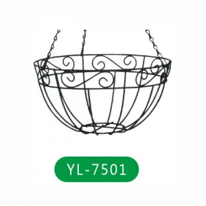 Gabion For Garden Hanging Wire Plant Baskets With Coco Liner YL-7501/7502/7503/7504 – NEWEAST YILONG