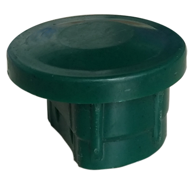Round and square caps for metal post