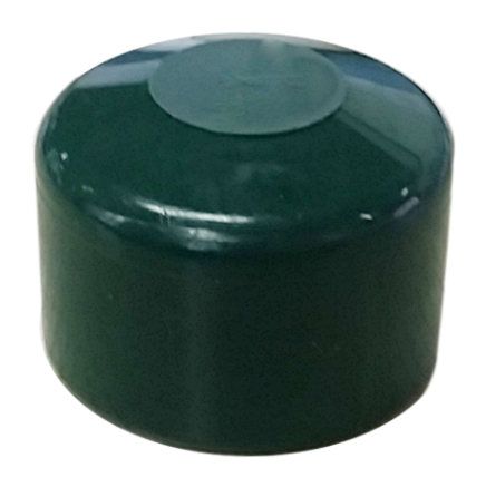 Round and square caps for metal post