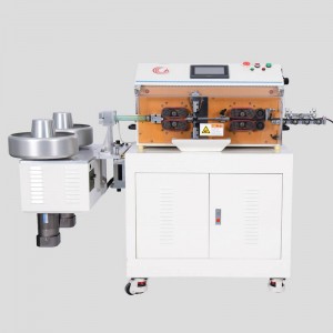 HC-608K1 double layer jacket cable stripping machine
