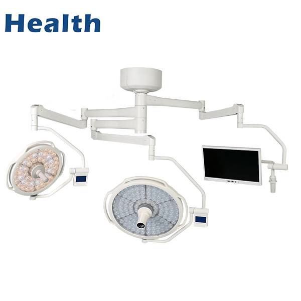 Factory Price Led Surgical Ceiling Light - LEDD500/700C+M Ceiling LED Double Dome Operating Room Light with Video-Camera – Wanyu