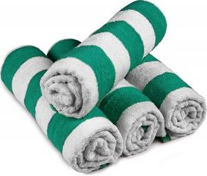 100% cotton stipe towel