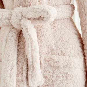 Best Price on China Winter Sherpa Plush Nightwears 2020 Night Sleep Robe Women