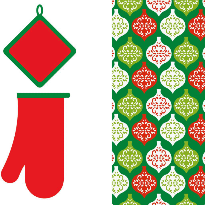 OEM Supply Microfiber Dish Towel - Kitchen sets with Christmas collection – SUPER