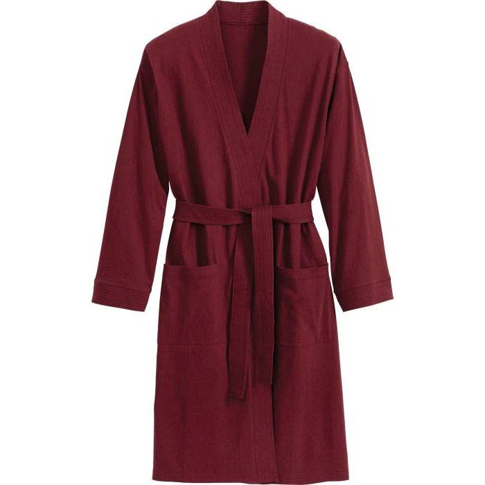 Factory wholesale Cotton Woven Robe - Microfiber knitted robe for solid color – SUPER