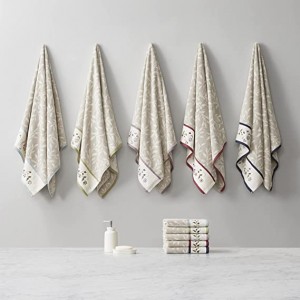 100% cotton jacquard bath towel face towel