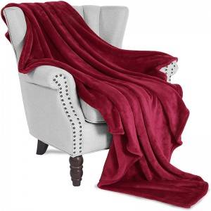 Chinese wholesale Printed Picnic Blankets - Velvet plush throw blanket – SUPER