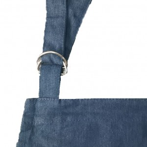 Factory Customized cotton jeans apron sets for Kitchen Cook Set