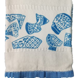 Cotton velour printed kitchen towel
