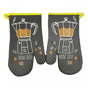 Supply China Oven Mitt and Pot Holder for Cooking Baking Grilling Grey