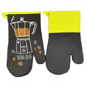 Microwave glove and pot holder with neoprene