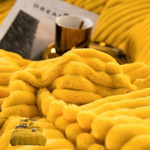 Bedding Sets Coral Fleece Duvet Cover Set with Pillowcases/Bedsheet Set/Home Textile/Bedding Set