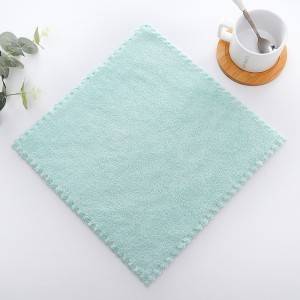 Soft microfiber  washcloth in solid color