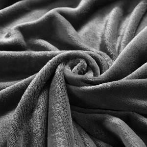 Velvet plush throw blanket