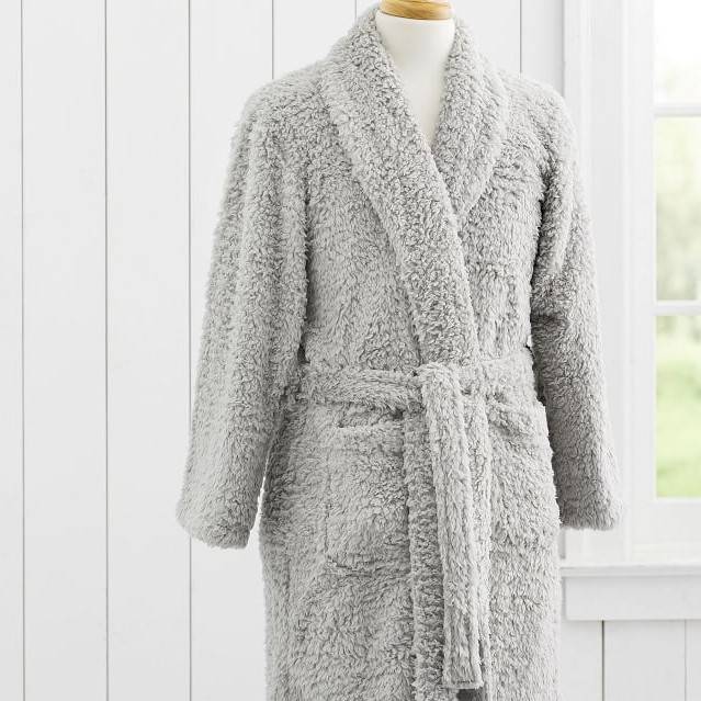 Factory For Woven Pajamas Set - Sherpa bathrobe is super soft – SUPER