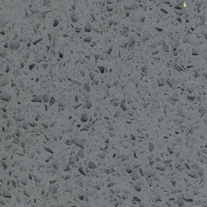 Grey sparkling quartz stone supplier HF-PS1401 D8020