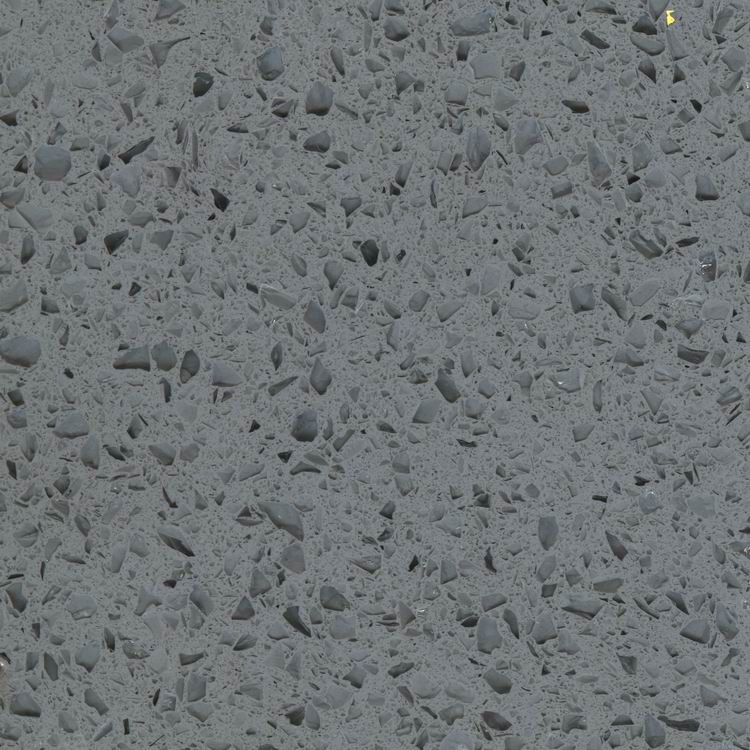 2021 High quality White Sparkle Quartz Stone Countertop – Grey sparkling quartz stone supplier HF-PS1401 D8020 – Granjoy