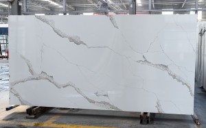 Horizon Quartz Stone – Calacatta Quartz Stone Slab T8082
