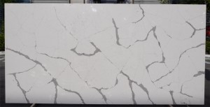 Horizon Quartz Stone – Calacatta Quartz Stone Slab Transparent Series 2776