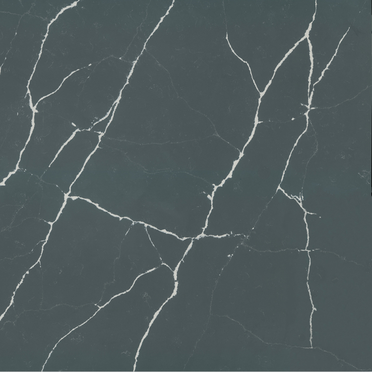 Best quality Chinese Calacatta Quartz Price - 2CMBlack marble looking artificial quartz surface6062 – Granjoy
