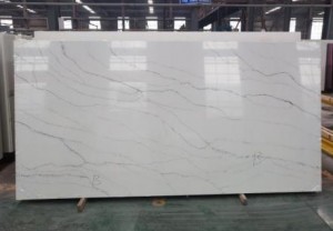 Calacatta Quartz slabs stone 3002 for countertop worktop kitchen bathroom