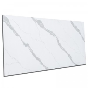 Classic calacatta quartz stone slab for kitchen countertop/worktop/bench top model 6-Y015