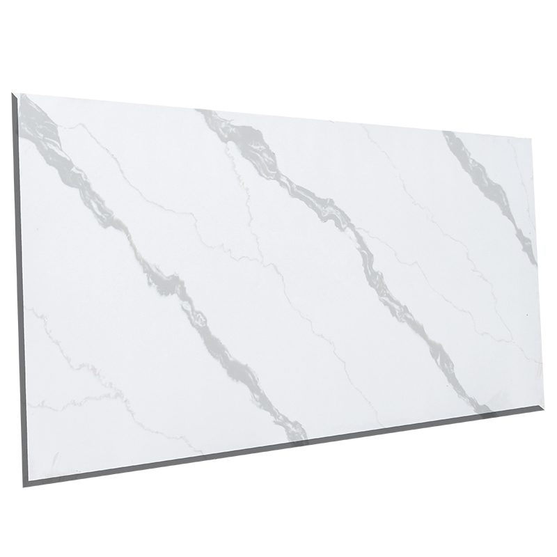 Good Quality Calacatta Quartz Slab - Classic calacatta quartz stone slab for kitchen countertop/worktop/bench top model 6-Y015 – Granjoy