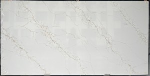 Horizon Quartz Stone – Calacatta Quartz Stone Slab 6301