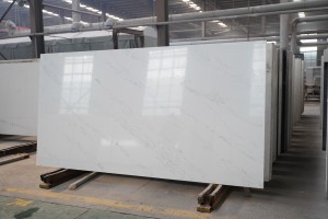 Calacatta Color Quartz Slab China Largest Manufacturer 7305