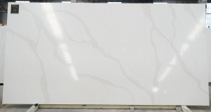 Hot Selling Calacatta Quartz Stone For Countertop With 2CMM/3CM And Size3200*1600MM Model 0012