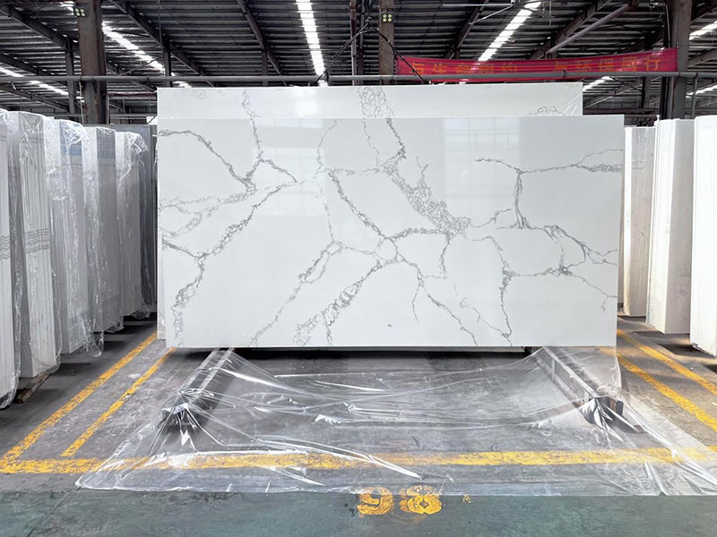 Calacatta Quartz Stone Slab China Largest Manufacturer 3045