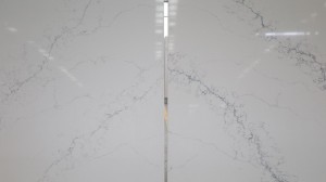 China Factory Wholesale White Calacatta Artificial Marble Book Matching Color 6069