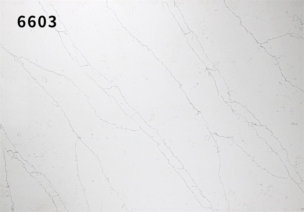 Professional China Calacatta Quartz Slab Size - OEM manufacture CARRARA quartz stone 6603 – Granjoy