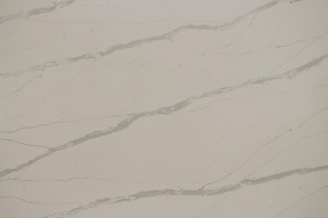 White Quartz Stone Slabs Artificial Stone Classic Calacatta Marble-Touch 4084