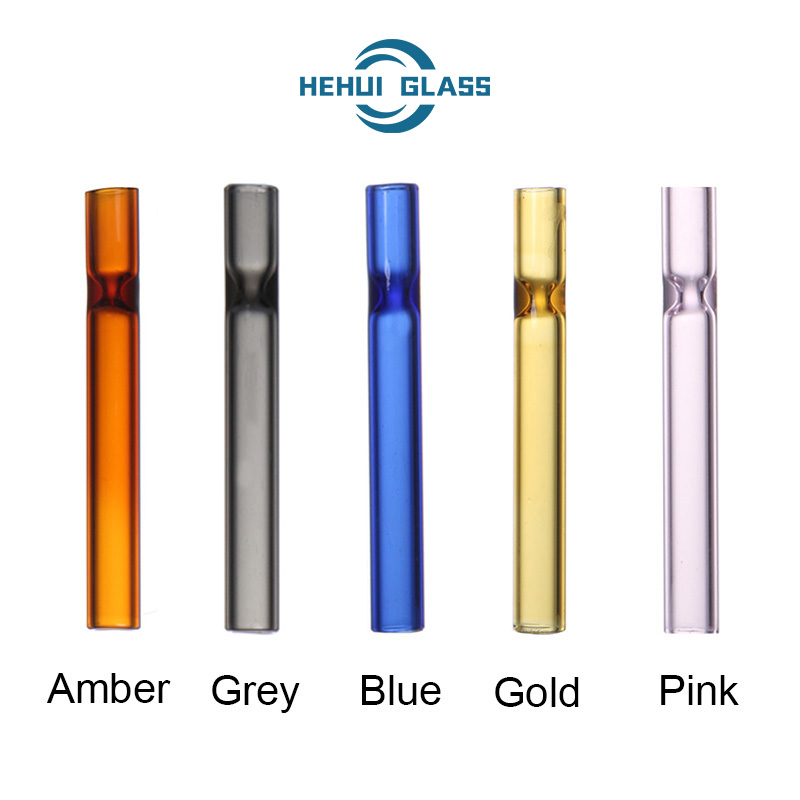 Small Size Colored Glass Tubes Customizable Colored Glass Tubes