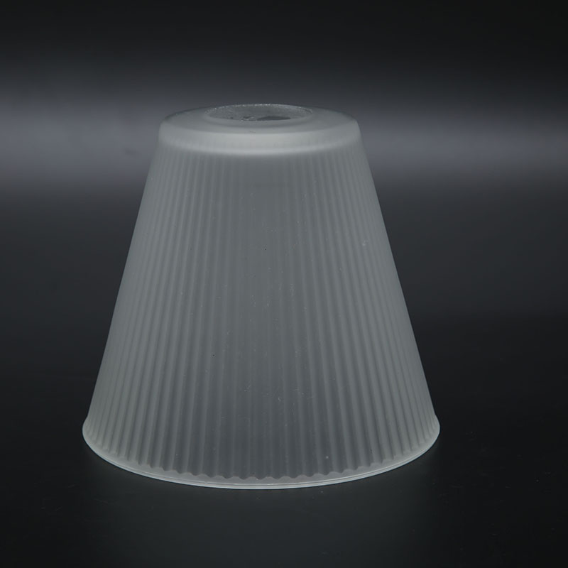Glass Lamp Shade transparent striped glass shade brings sophisticated illumination to any space.