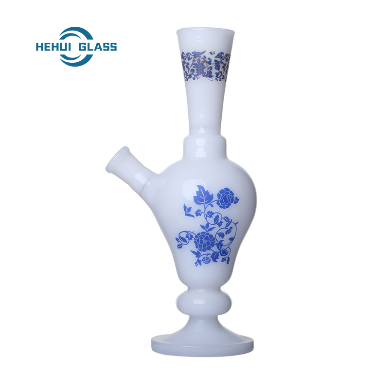 blue and white porcelain glass bong 4