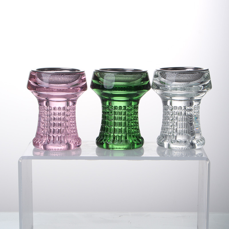 Dschinni shisha Design Glass Head Djinni Nero Crystal Glass Sets Hookah Crystal Bowl Head