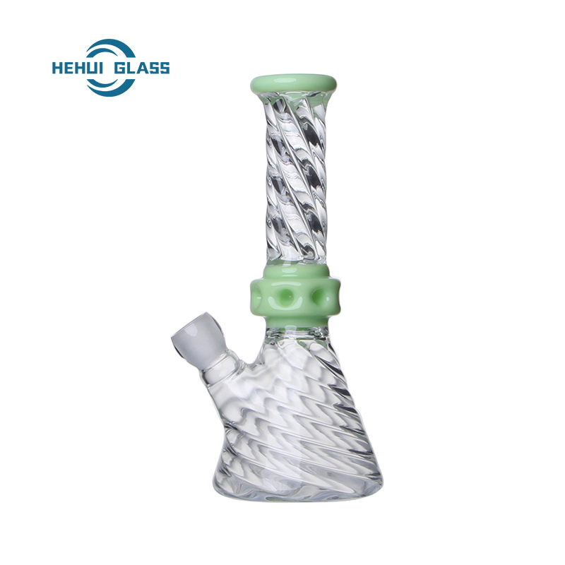 curled glass bong  3