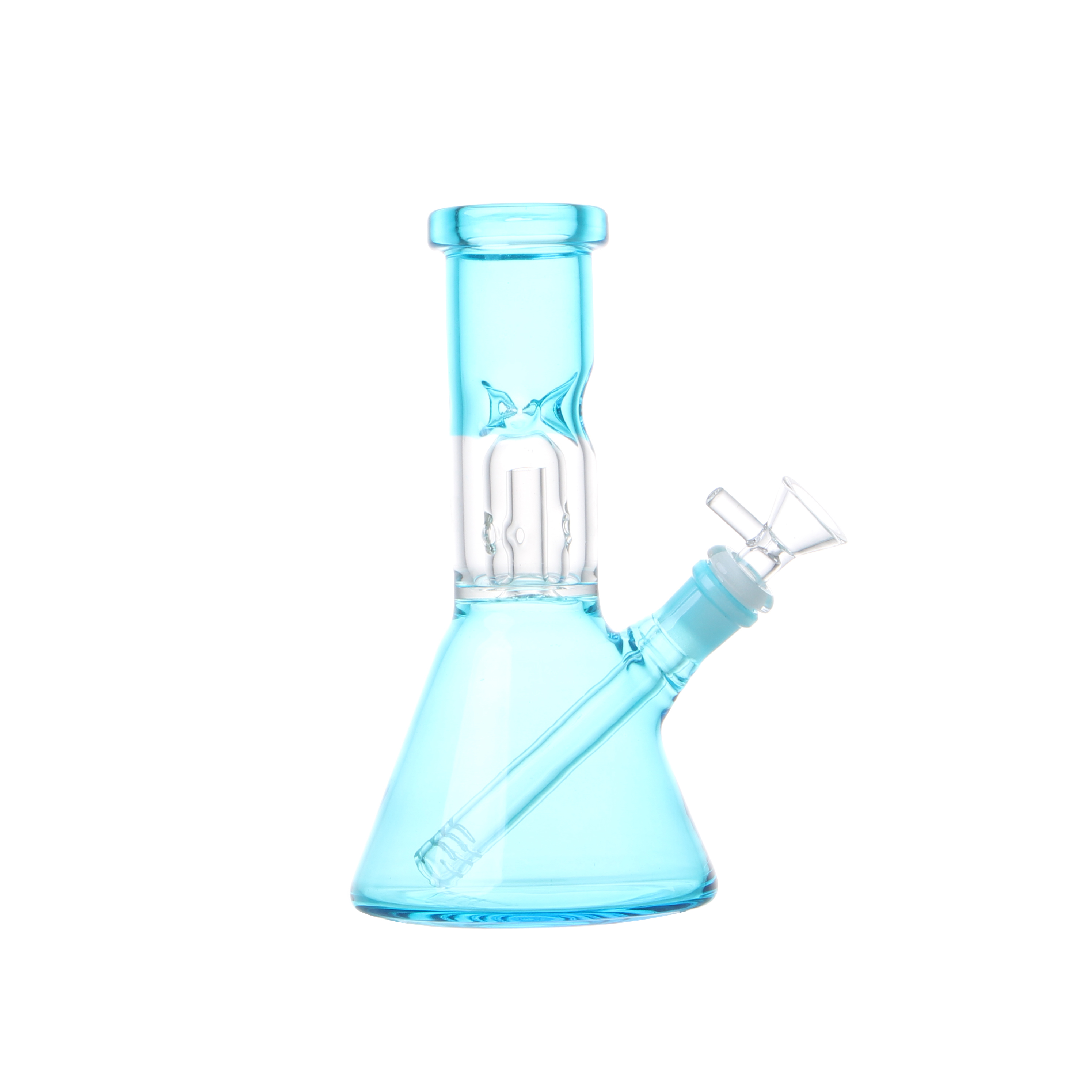 Handmade Bent Glass Water Pipe Bong in Random Colors – High Quality Custom Colored Glass Bong
