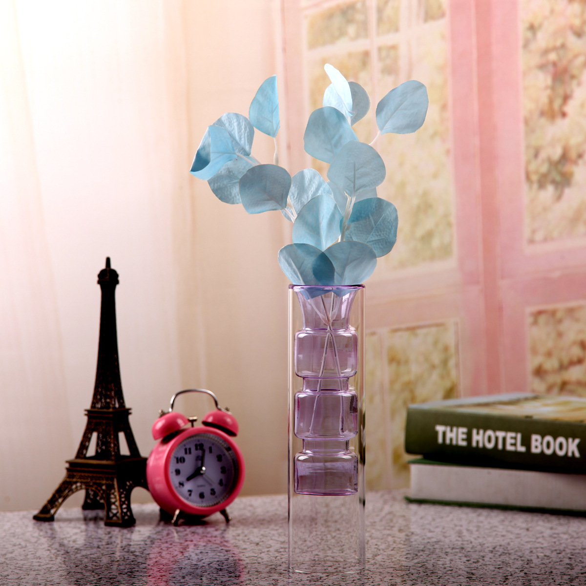 modern colored glass vases