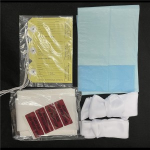 China Cheap price Body Bag - Post Mortem Kit, Shroud Kit 54 X 108 Shroud Sheet #SK54108A – Helee