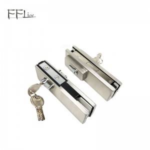 Sliding Glass Door Hardware Stainless Steel Lock Patch Fitting