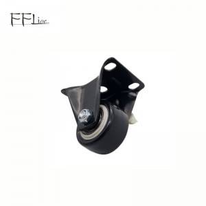High Quality Replacement Silent Wear Resisting 3 Inch PU Furniture Moving Wheel Caster