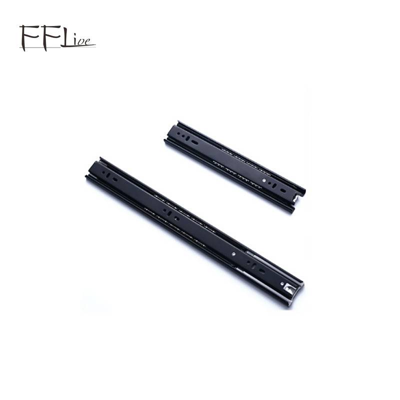 Fixed Competitive Price Purse Display Rack - Top Quality Telescopic Drawer Channel /3-Fold Steel Ball Bearing Slide – Heli