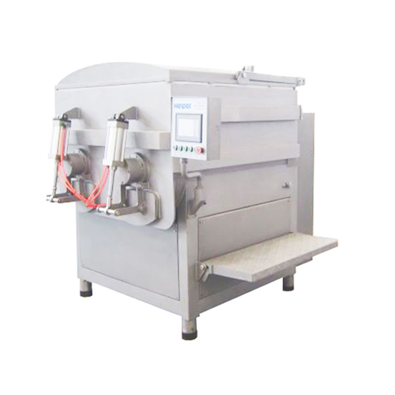 Twin Shaft Vacuum Meat Mixers 1200 L For Sausage Making