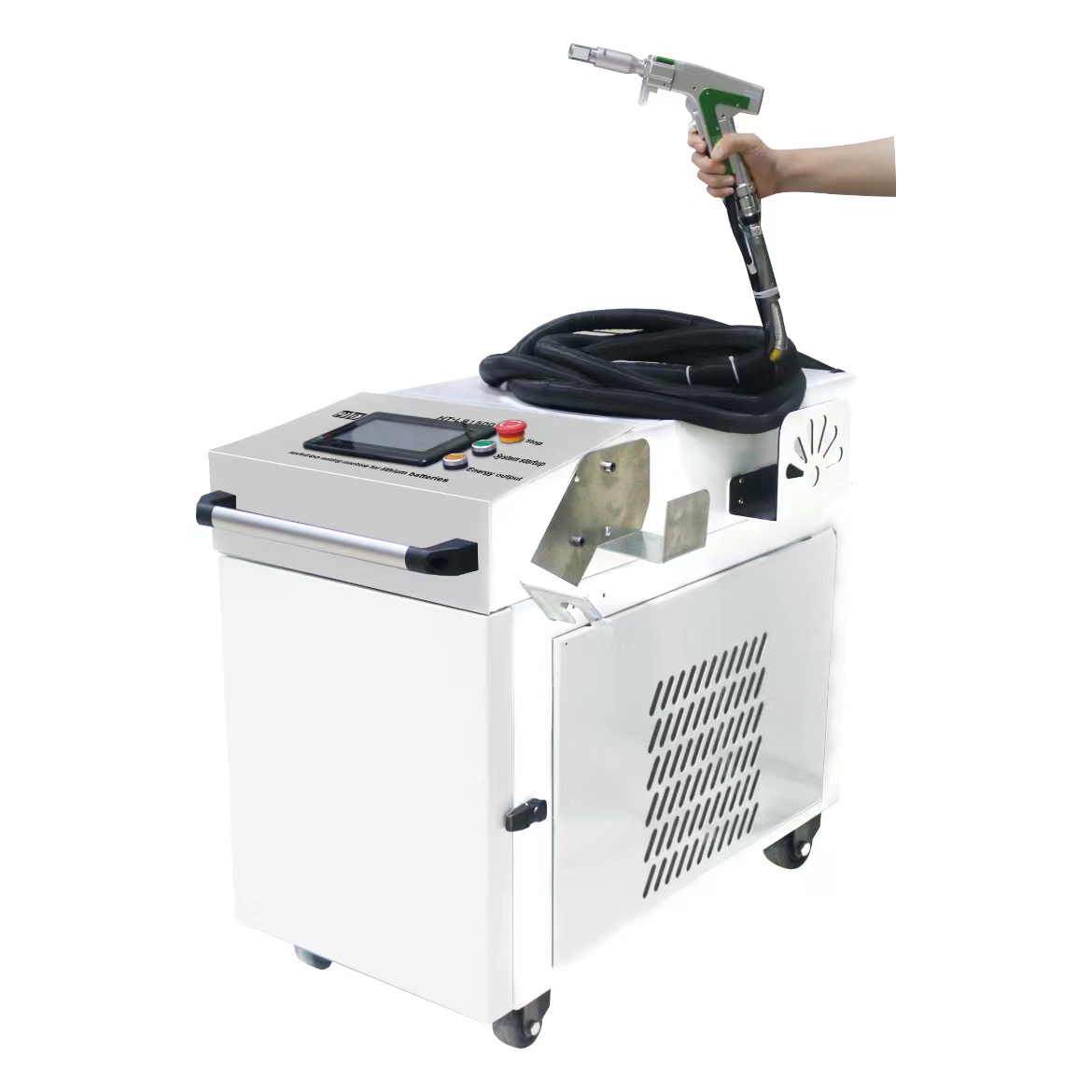 Laserski varilec 1500 W ročna laserska varilna oprema HT-LS1500 vodno hlajenje