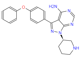 3-(4-phenoxyphenyl)-1-(3-piperidyl)pyrazolo[3,4-d]pyrimidin-4-amine Featured Image