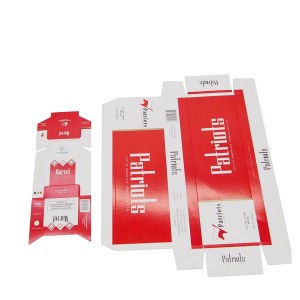 Tobacco Cigarette Packaging White Cardboard Paper