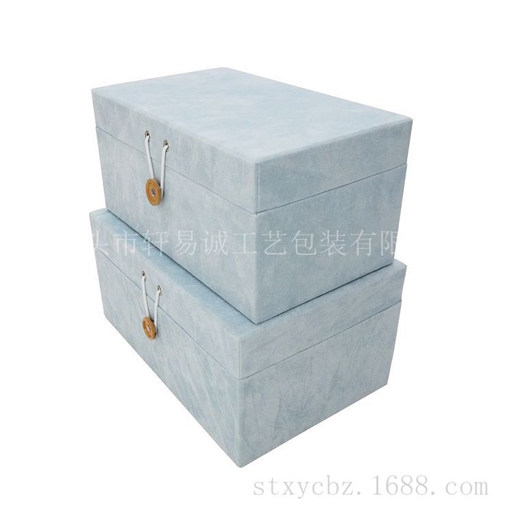 China Custom Flocking Packaging Storage Gift Box Products